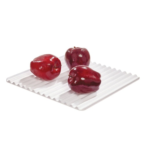 Kylskåpsmatta för frukt och grönt, FRESH PRODUCE MAT, 30,5 x 30,5 cm, Vit