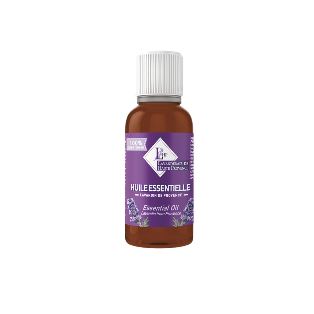 Lavendelolja, 30 ml, HUILE ESSENTIELLE LAVENDIN, Brun flaska