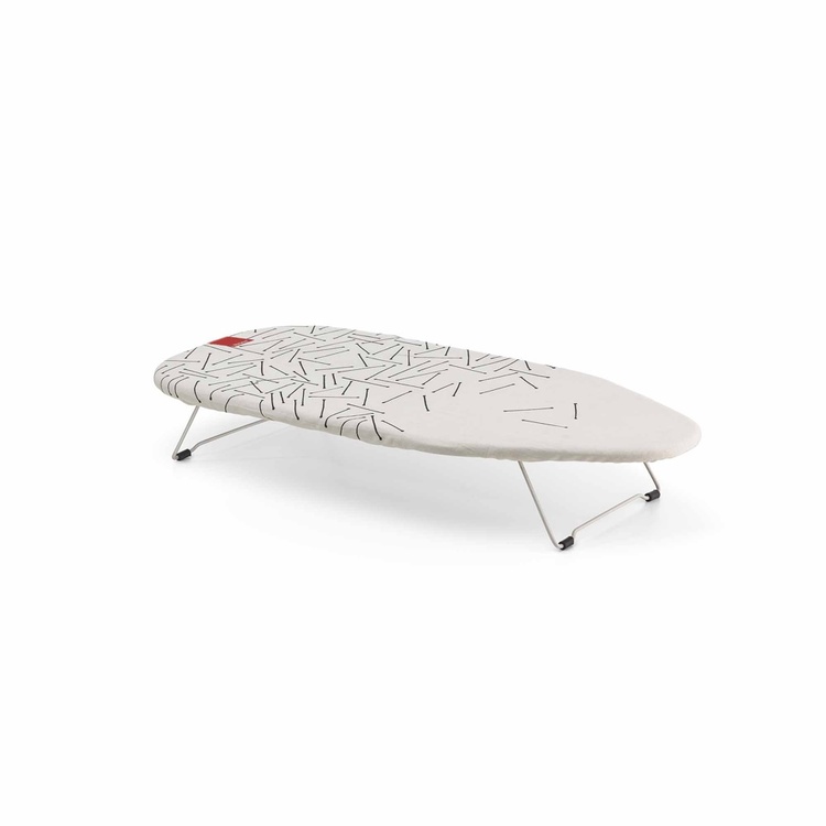 Liten Strykbräda för bord, med krok, TABLA DE PLANCHAR, Vit /svart