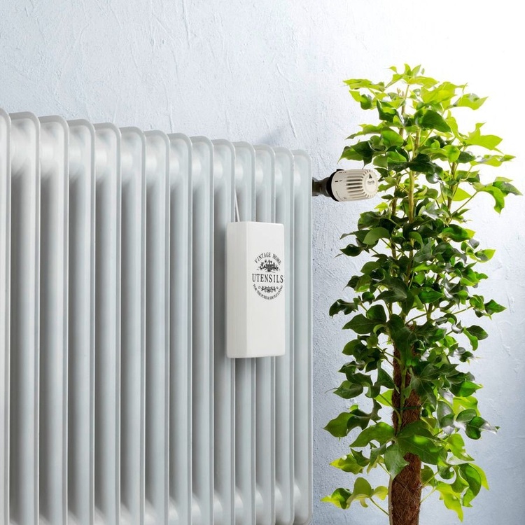 Luftfuktare för element i Keramik, VINTAGE HOME UTENSILS, Vit