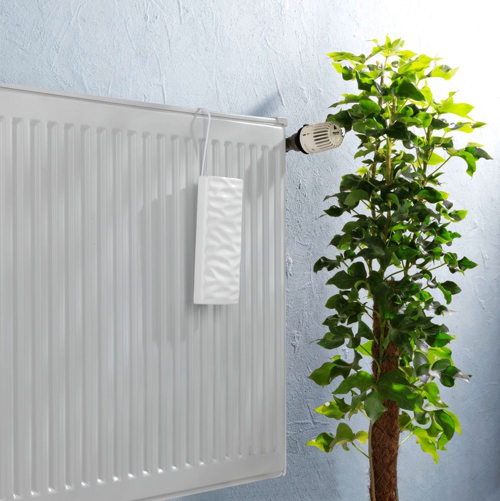 Luftfuktare för klassiska element i Keramik, WAVES HANGING HUMIDIFIER, Vit