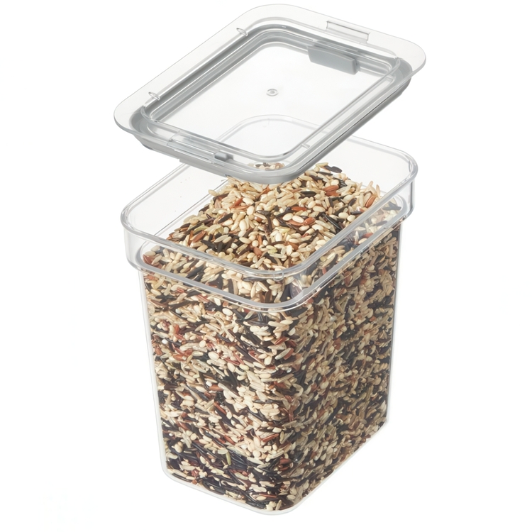 Lufttät Förvaringsburk, 0,9 L, iD FRESH SMALL TALL CANISTER, 5,5 x 13,5 x H 15 cm, Transparent 
