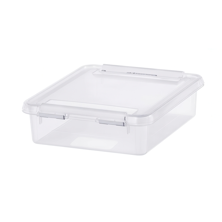 Låda / Ask, SMARTSTORE 1L HOME, 21 x 17 x H 6 cm, Klar / Vit
