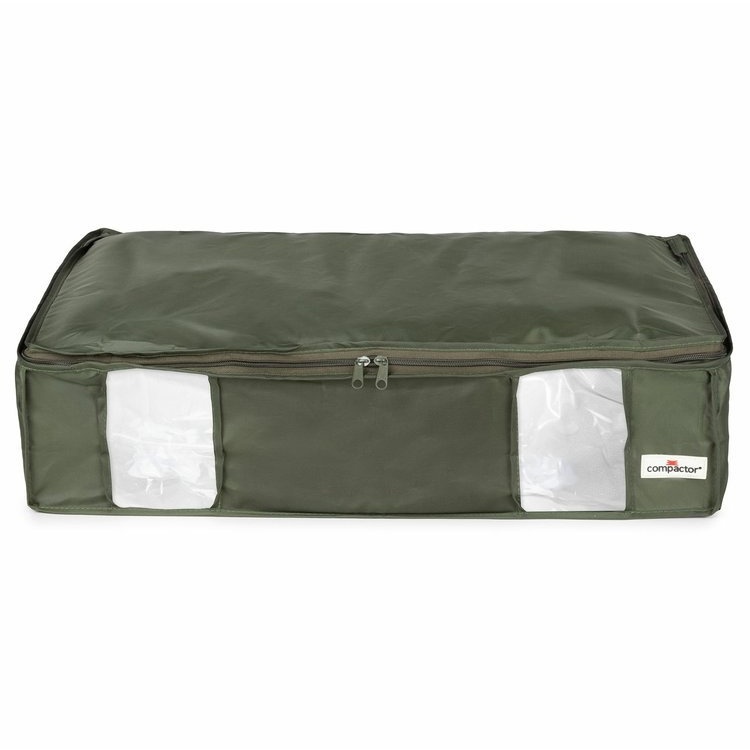 Låda med vakuumpåse, 145 L, ECOLOGICAL GREEN BOX, LARGE, 65 x 45 x H 15,5 cm, Grön