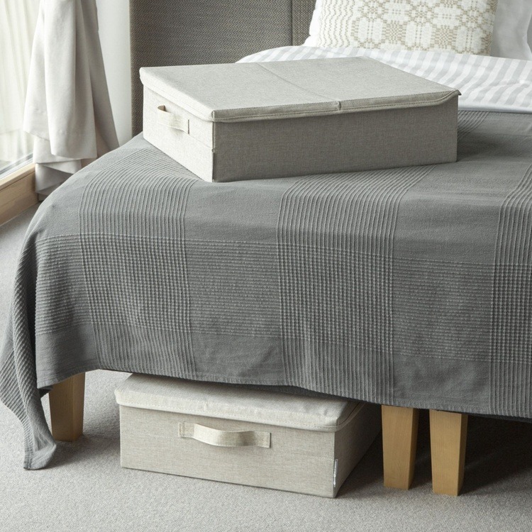 Låda under sängen, Hård kant, BIGSO UNDER BED, 46 x 55 x H 16 cm