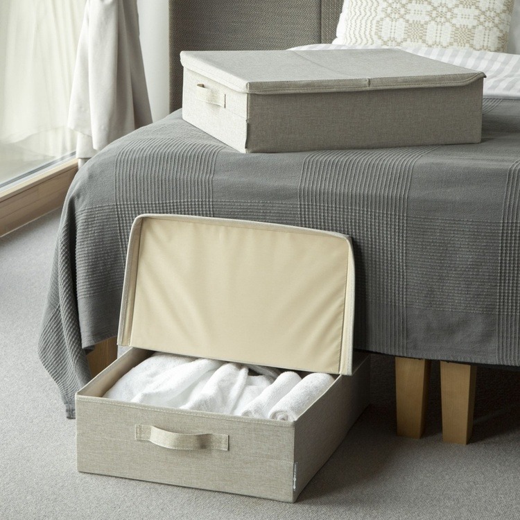 Låda under sängen, Hård kant, BIGSO UNDER BED, 46 x 55 x H 16 cm