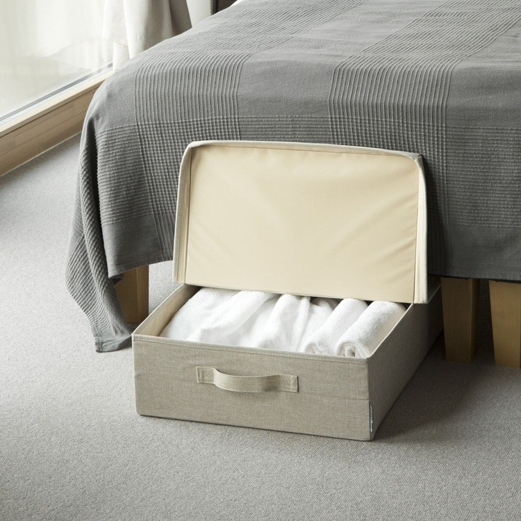 Låda under sängen, Hård kant, BIGSO UNDER BED, 46 x 55 x H 16 cm