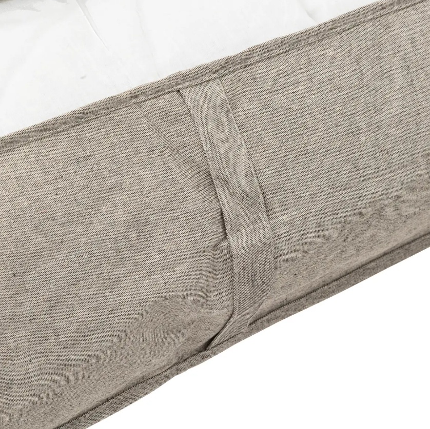 Låda under sängen, Mjuk, ORGA, 100 x 45 x H 20 cm, Beige-Grå