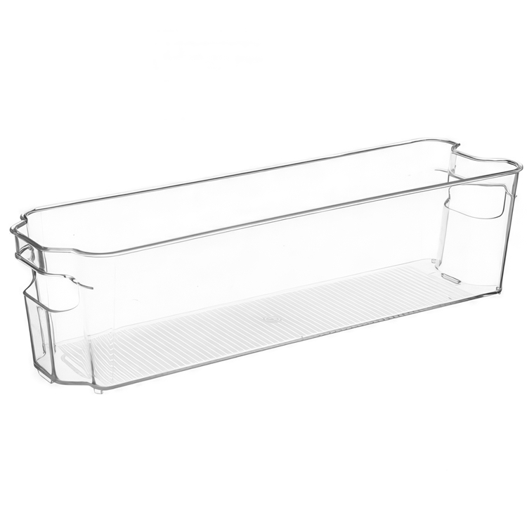Låda, smal och djup, RANGEMENT FRIGO SMALL, 37 x 11 x H 10 cm, Klar
