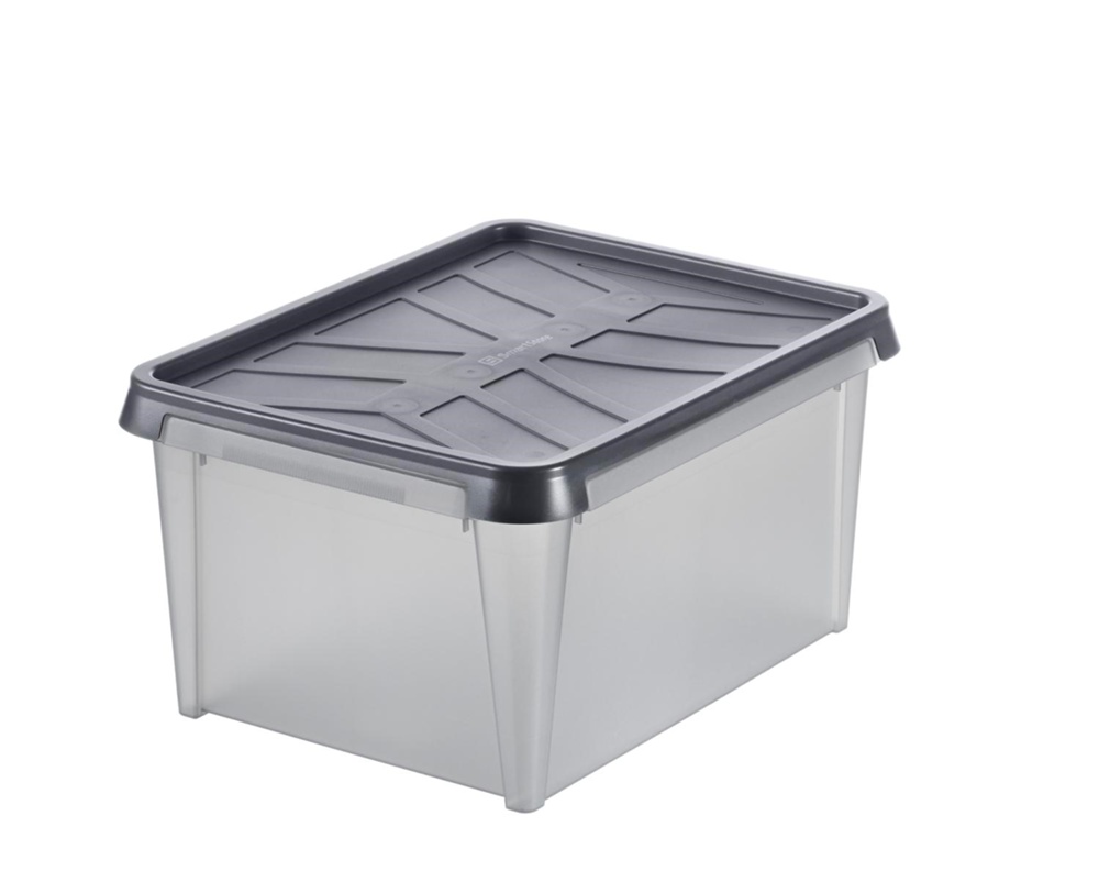 Låda, Vattentät, SMARTSTORE 34L DRY, 50 x 40 x H 27 cm, Grå