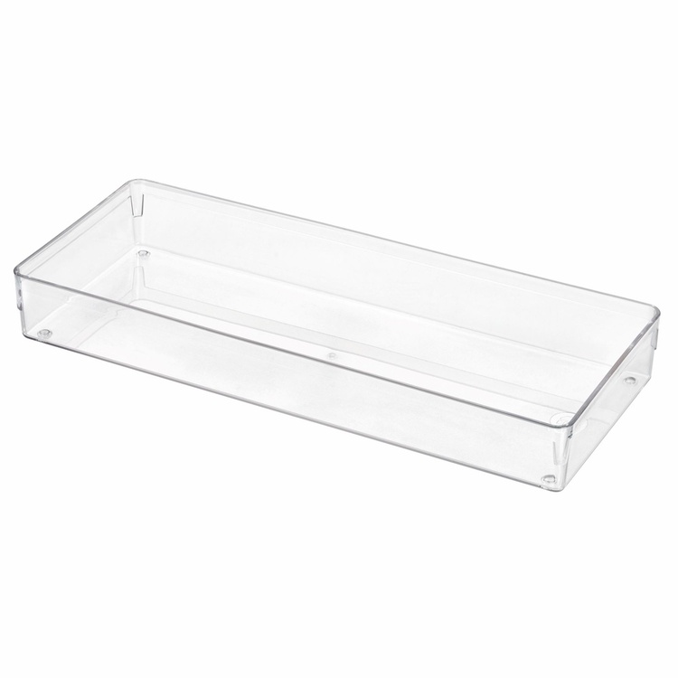 Lådinredning, Bred, iDESIGN DRAWER SOLUTIONS XL, 38,1 x 15,2 x H 5,1 cm, Transparent