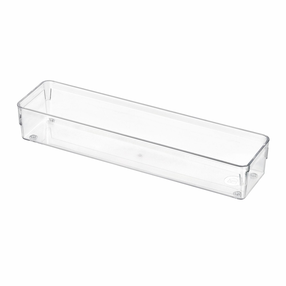 Lådinredning, Långsmal, iDESIGN DRAWER SOLUTIONS LARGE, 30,5 x 7,6 x H 5,1 cm, Transparent