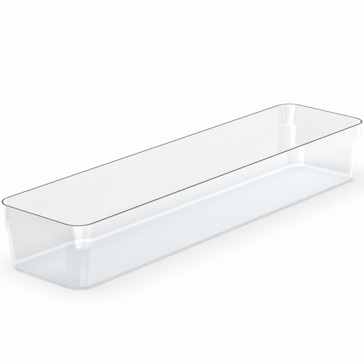 Långsmal lådinredning för småförvaring, 40x10x6cm, SmartStore