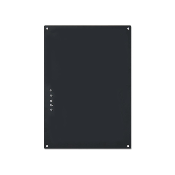 Magnet- och Griffeltavla med 5 magneter, A4 BLACKBOARD, 21 x H 30 cm, Svart