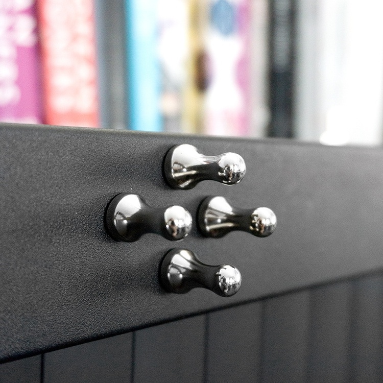 Magneter / krokar, HULK, Extra starka, 4st, HULK, Ø 1,2 x H 2,1 cm, Silver