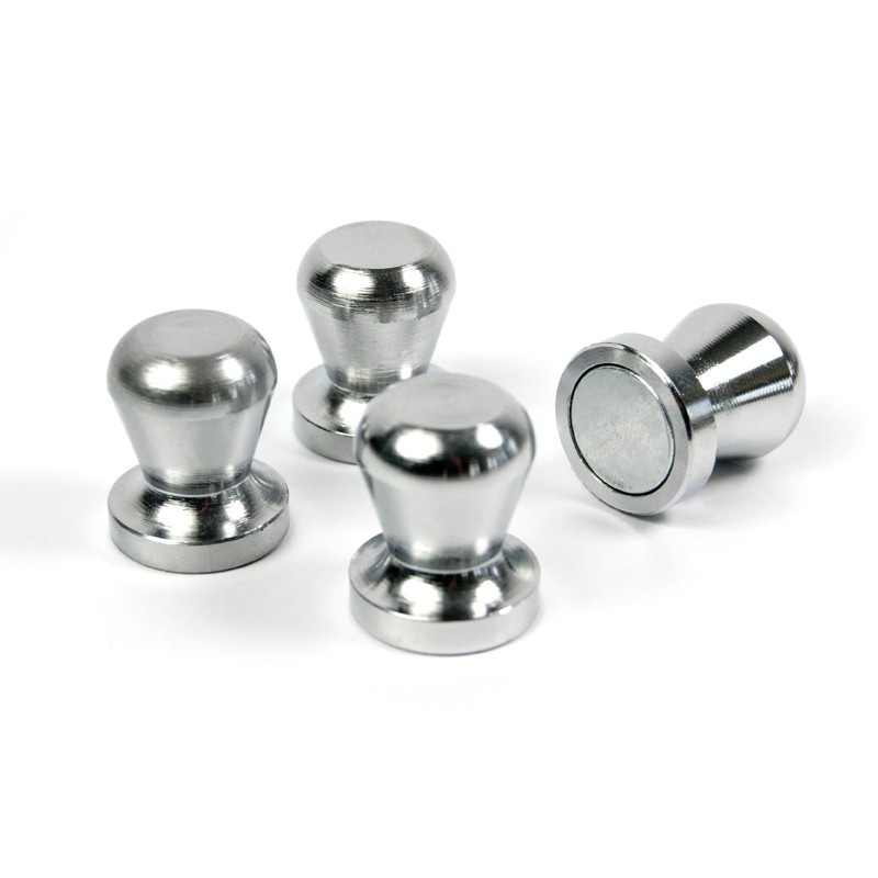 Magneter / Magnetkrokar, Superstarka, 3 st, THE BOSS, Ø 2 x H 2,4 cm , Silver