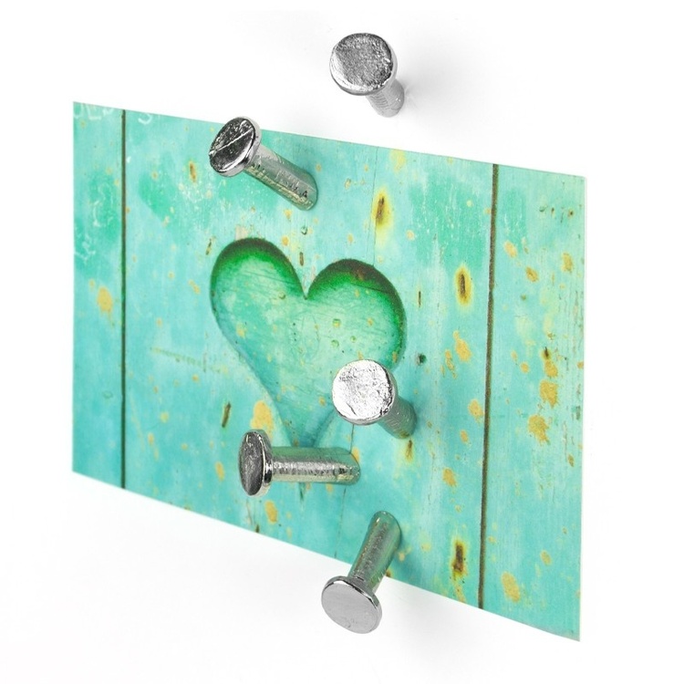 Magneter i form av spikar, 5 st, NAIL, Ø 1,5 x H 2,8 cm, Silver