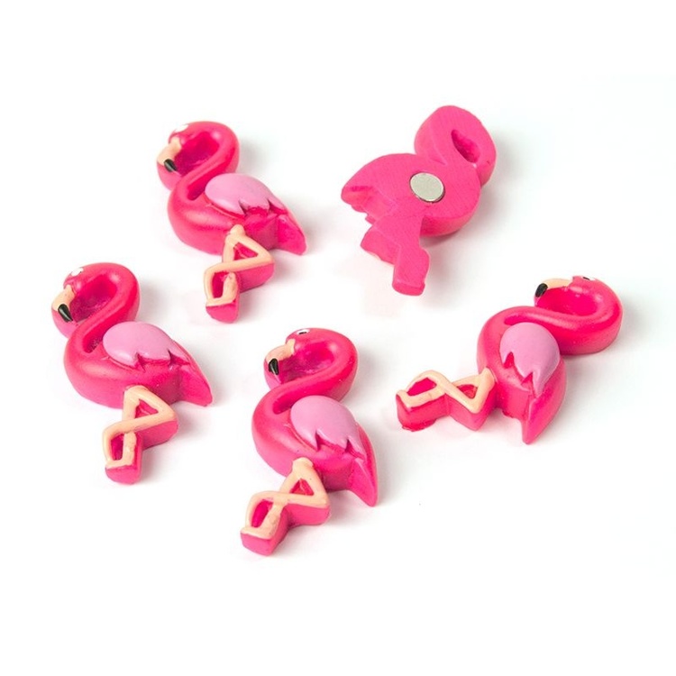 Magneter, PINK FLAMINGO, 5 st, Cerice
