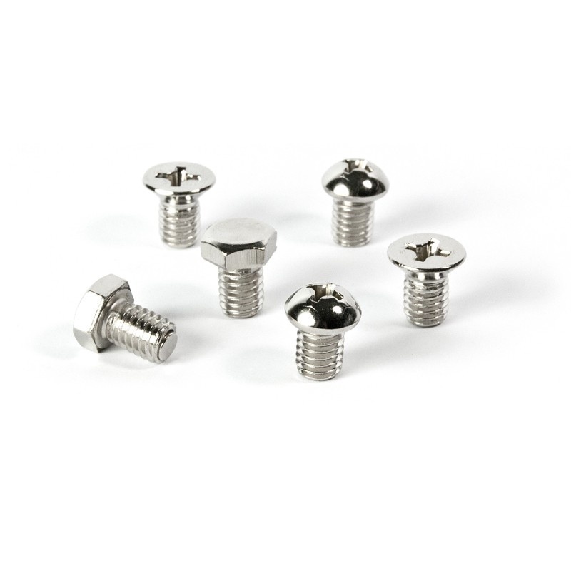 Magneter, Skruvar, 6 st, SCREW, 1,8 x 1,5 cm, Silver