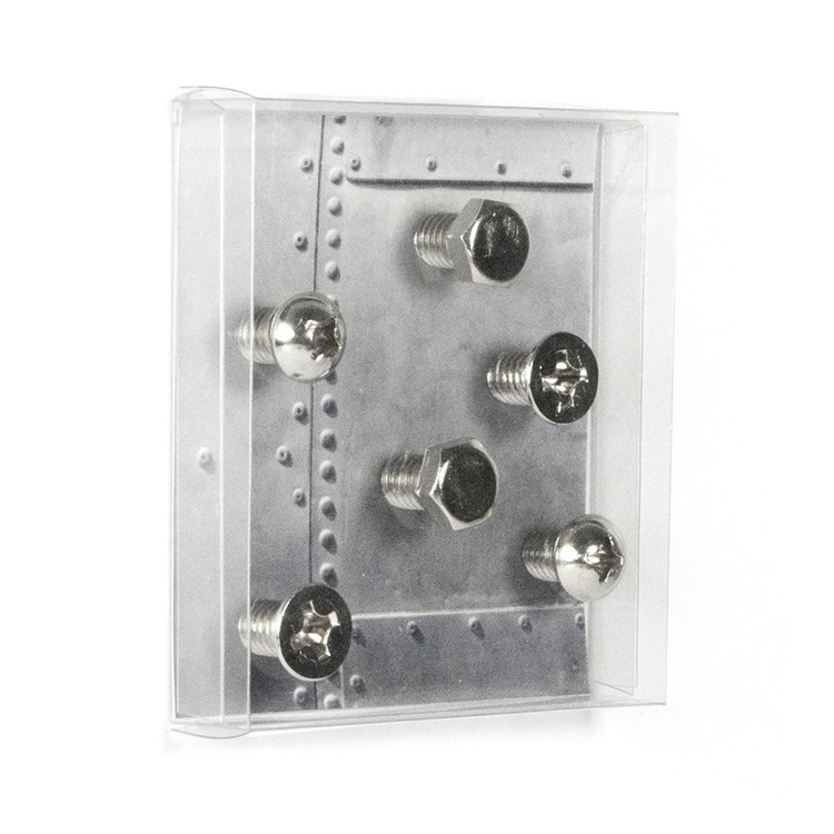 Magneter, Skruvar, 6 st, SCREW, 1,8 x 1,5 cm, Silver