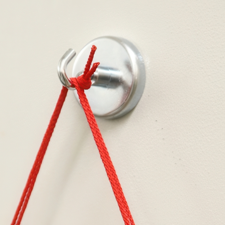 Magnetisk krok platt, Superstark - 8 kg, MEDIUM POWER HOOK, Ø 3,6 cm
