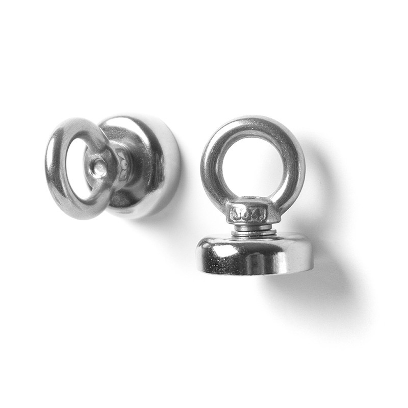 Magnetiska ringar, CATCH, superstark, 2st, silver