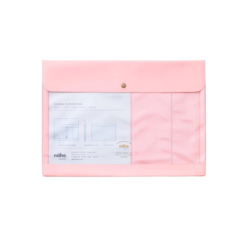 Mapp A4, GENERAL PURPOSE CASE, 35 x 25cm, Nähe, Rosa