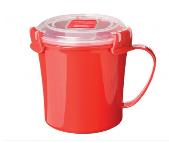 Matlåda för soppa, 66 ml, MICROWAVE, 14 x 11 x H 12 cm, Röd