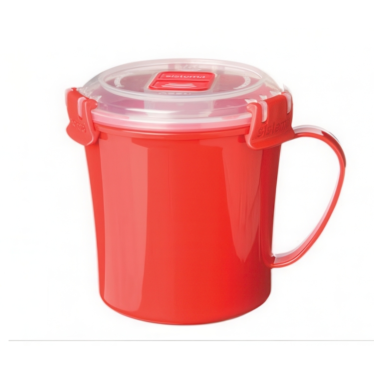 Matlåda för soppa, 66 ml, MICROWAVE, 14 x 11 x H 12 cm, Röd