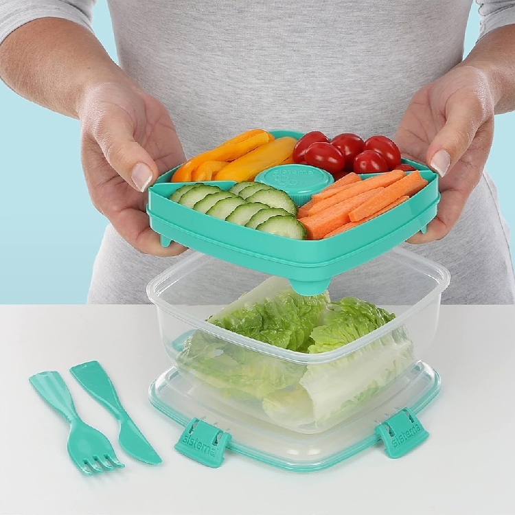 Matlåda för sallad 1,63L, Sistema