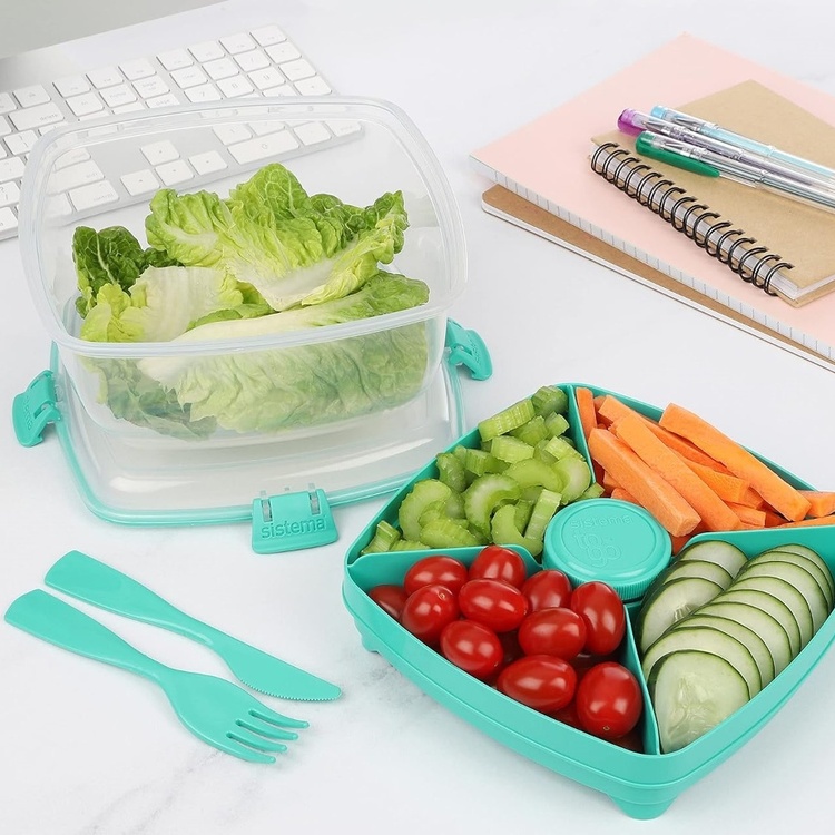 Matlåda för sallad 1,63L, Sistema