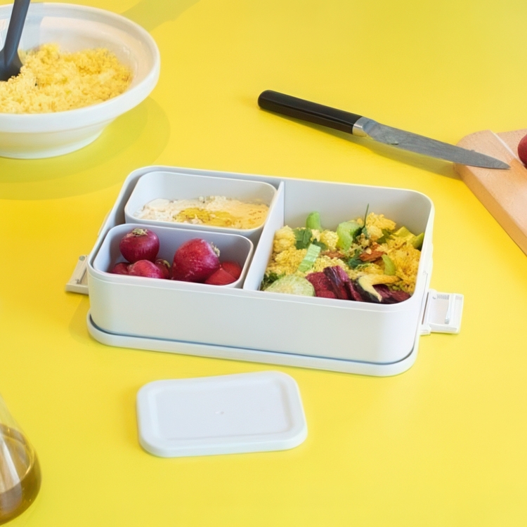 Matlåda med fack, 2 L, BRABANTIA MAKE & TAKE LARGE BENTO BOX , 25,5 x 16,7 x H 6,2 cm