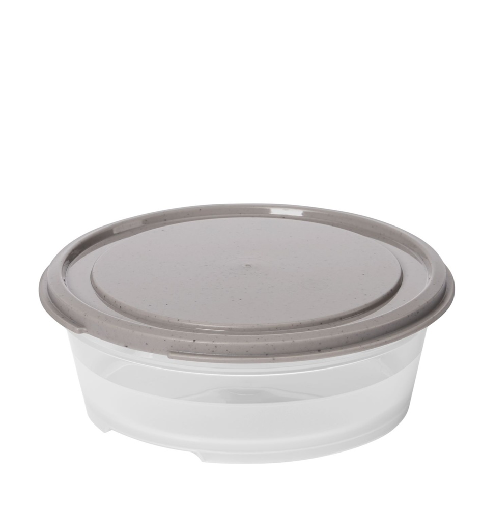 Matlåda, Rund, 0,3 L, SMARTSTORE SUSTAIN, Transparent / Earl grey 