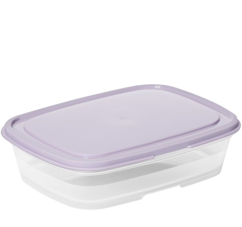Matlåda, 0,5 L, SMARTSTORE FRESH, Transparent / Lila