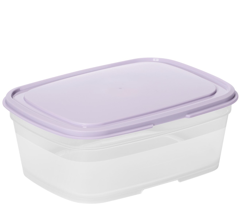 Matlåda, 0,8 L, SMARTSTORE FRESH, Transparent / Lila