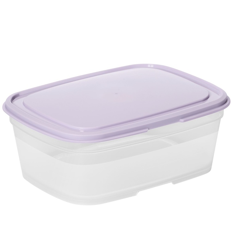 Matlåda, 0,8 L, SMARTSTORE FRESH, Transparent / Lila