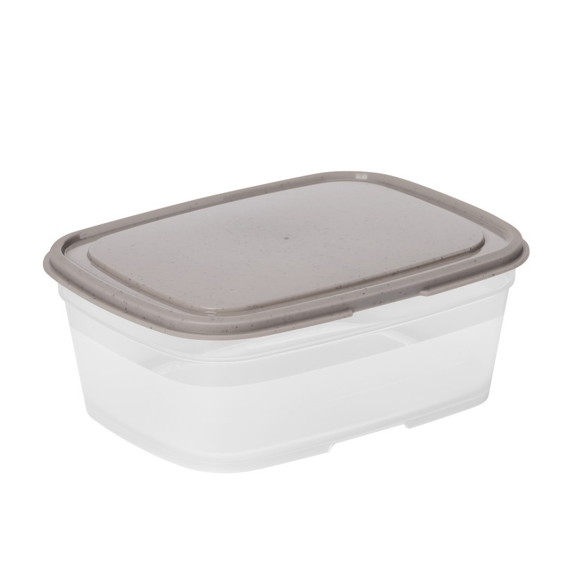 Matlåda, 0,8 L, SMARTSTORE SUSTAIN, Transparent / Earl grey