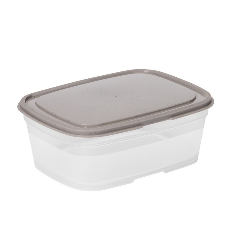 Matlåda, 0,8 L, SMARTSTORE SUSTAIN, Transparent / Earl grey