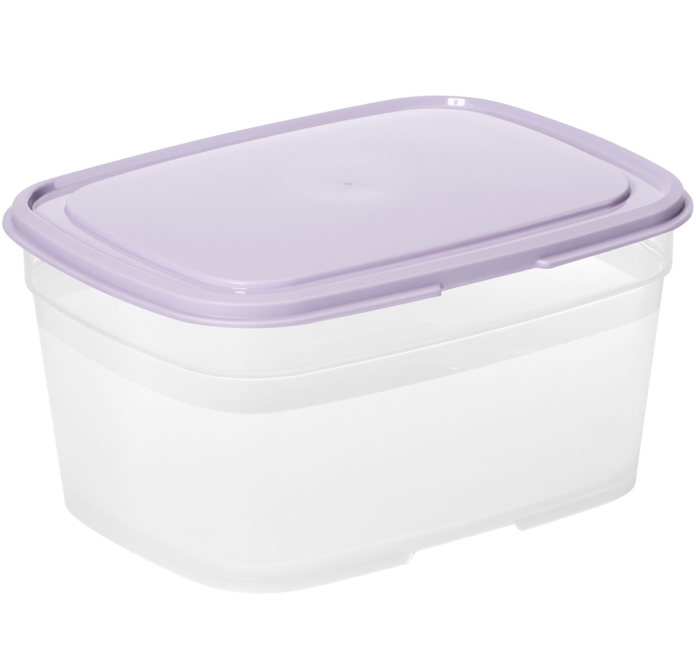 Matlåda, 1 L, SMARTSTORE FRESH, Transparent / Lila