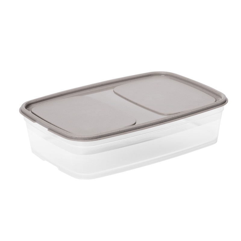 Matlåda, 1,6 L, SMARTSTORE SUSTAIN, Transparent / Earl grey
