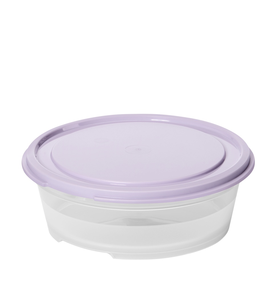 Matlåda, Rund, 0,3 L, SMARTSTORE FRESH, Transparent / Lila
