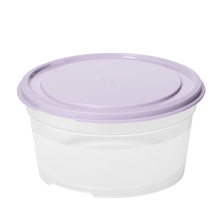 Matlåda, Rund, 0,45 L, SMARTSTORE FRESH, Transparent / Lila
