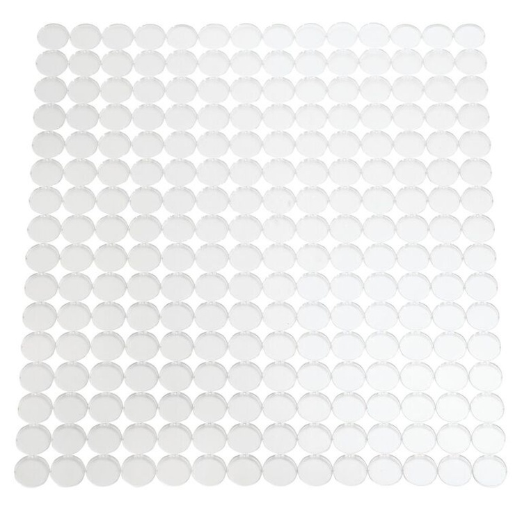 Matta för diskhon, CRYSTAL SQUARE SINK MAT, 27 x 31 cm, Klar