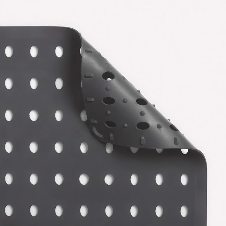 Matta för diskhon, Gummi, LARGE SINK MAT, 41x 32 cm, Mörkgrå