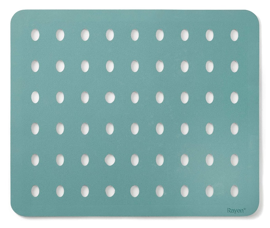 Matta för diskhon, Gummi, SMALL SINK MAT, 32 x 27,5 cm, Turkos