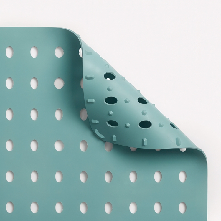 Matta för diskhon, Gummi, SMALL SINK MAT, 32 x 27,5 cm, Turkos