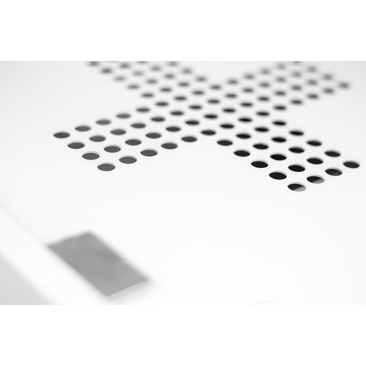 Medicinskåp med i metall, låsbart, CURE, 30 x 12 x H 45 cm, Vitt