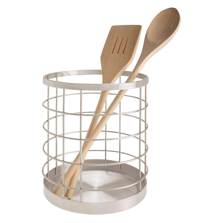 Metallkorg för köksredskap, KITCHEN UTENSIL HOLDER, Silver