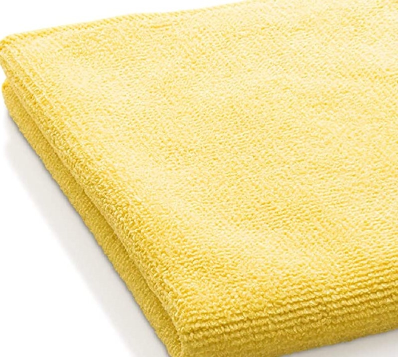 Mikrofiberdukar för badrummet, Set med 2, BATHROOM CLEANING CLOTHS, Gula