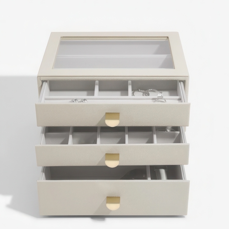 Minibyrå för smycken, 3 lådor, CLASSIC STACKERS DRAWERS